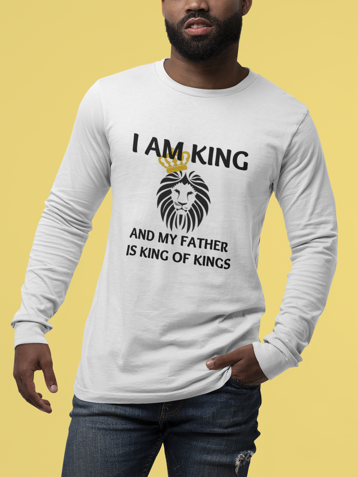 I Am King - Men's long sleeve Tee