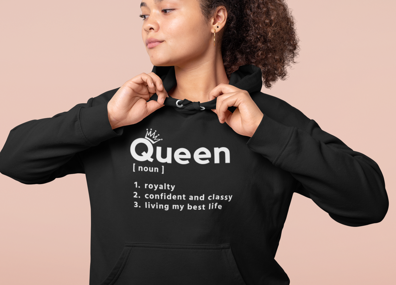 Queen Hoodie Confidence Speaks